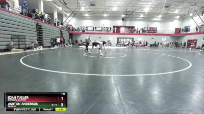 141 lbs Cons. Round 3 - Ashton Anderson, Findlay vs Iziah Tusler, Ouachita Baptist