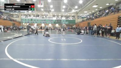 126 lbs Cons. Round 7 - Damian Arreola, Granite Hills vs Jason Lin, La Costa Canyon