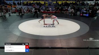 215 lbs Quarters - Caleb Tyler, PA vs Ryder Smith, TN