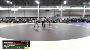 95 lbs Cons. Round 1 - Jackson Cornu, Idaho Gold Wrestlling vs Wyatt Mendoza, 208 Badgers