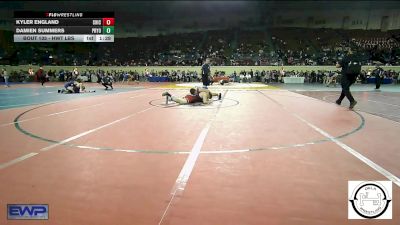 Round Of 32 - Kyler England, Chickasha Wrestling vs Damien Summers, Pryor Tigers Wrestling