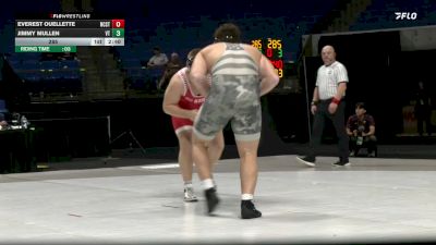285 lbs 2nd Wrestleback (16 Team) - Jimmy Mullen, Virginia Tech vs Everest Ouellette, NC State