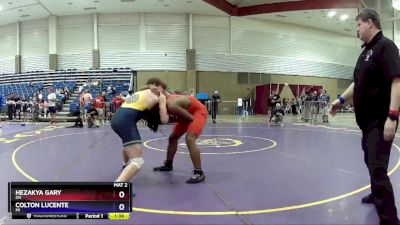 150 lbs Cons. Round 1 - Hezakya Gary, OH vs Colton Lucente, MI