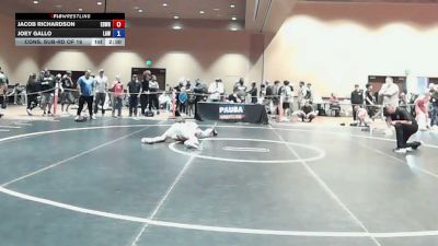 132 lbs Cons. Sub-rd Of 16 - Jacob Richardson, Edge Wrestling vs Joey Gallo, LAW