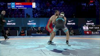 82 kg 1/4 Final - Adlan Akiev, Russian Wrestling Federation vs Hannes Wagner, Germany