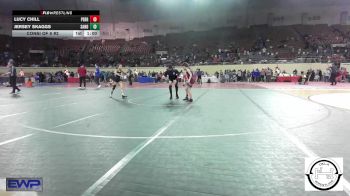 68 lbs Consi Of 8 #2 - Lucy Chill, Perry Girls Wrestling Club vs Jersey Skaggs, Sand Springs Jr High