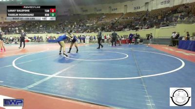 130 lbs Consi Of 8 #1 - Lanay Salefske, Team Choctaw vs Yaselin Rodriquez, Hennessey Middle School Girls