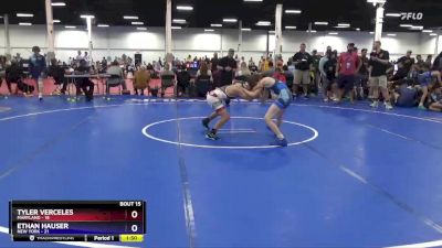 87 lbs Placement Matches (8 Team) - Tyler Verceles, Maryland vs Ethan Hauser, New York