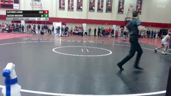 133 lbs Champ. Round 2 - Jacob Moore, Linfield University vs Cayden Long, Southwestern Oregon Community College