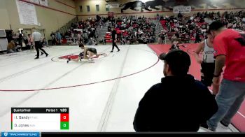 86 lbs Quarterfinal - Isaac Gandy, Ferndale Force Wrestling Club vs Declan Jones, Ascend Wrestling Academy