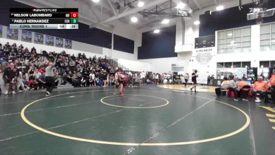 150 lbs Cons. Round 1 - Nelson LaBombard, Harvard-Westlake vs Pablo Hernandez, Centennial (Corona)