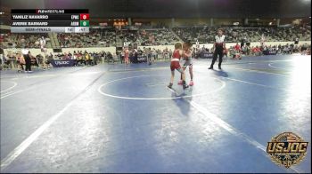 40 lbs Semifinal - Yaniliz Navarro, El Paso Wildcats vs Averie Barnard, ARDMORE TAKEDOWN CLUB