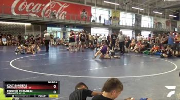 140 lbs Round 4 (10 Team) - Colt Sanders, Panhandle Punishers vs Cooper Franklin, Alburnette WC