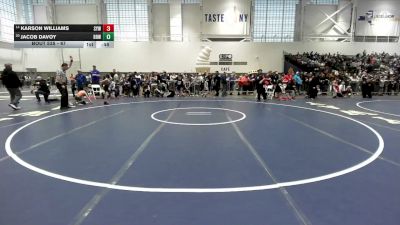 67 lbs Cons. Round 2 - Karson Williams, Salamanca Youth Warriors vs Jacob Davoy, Beaver River Wrestling