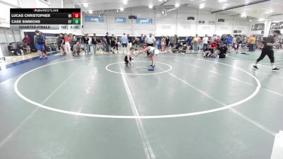 C-120 lbs Quarterfinal - Lucas Christopher, MI vs Case Simmons, KY