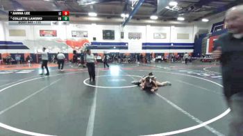 115 lbs Cons. Round 5 - Jianna Lee, La Canada vs Collette Langmo, Vista Murrieta