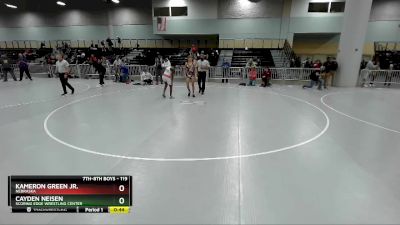 119 lbs Cons. Round 6 - Cayden Neisen, Scoring Edge Wrestling Center vs Kameron Green Jr., Nebraska