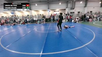 60 lbs Cons. Round 4 - Holden Collier, West Texas Grapplers Wrestling Club vs Ericka Del Pozo, El Paso Wildcats Wrestling Club