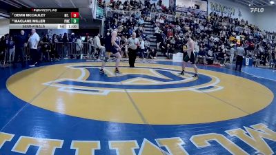 172 lbs Consy 3 - Devin McCauley, Mt. Lebanon vs Maclane Miller, Pine Richland