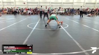 132 lbs Round 1 (8 Team) - Brayden Trigg, Barnesville vs Kevin O`Brien, Combat Athletics Black