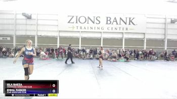 130 lbs Semifinal - Isla Baeza, Champions Wrestling Club vs Emma Parker, Juab Wrestling Club
