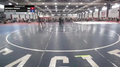 156 lbs Round 1 (6 Team) - Michaela Thomas, Crown City Queens vs Leah Hillman, Eagles Nest Wrestling Club
