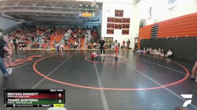 78 lbs Round 2 - Tanner Quinterno, Powell Wrestling Club vs Brhysan Swiggett, North Big Horn Rams