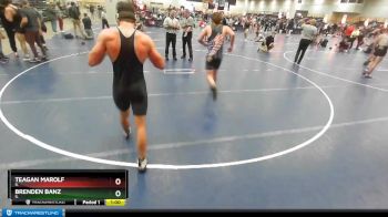 170 lbs Cons. Round 2 - Brenden Banz, IL vs Teagan Marolf, IL