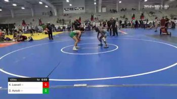 120 lbs Consolation - Kyrel Leavell, IN vs Omar Ayoub, OH