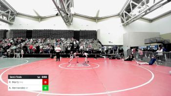 99-J lbs Semifinal - Ryan Mertz, Paulsboro vs Alex Hernandez, Barn Brothers