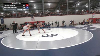 86 kg Champ. Rd Of 32 - Ethan DeLeon, Nebraska Wrestling Training Center vs Brayden Mirjavadi, Laker Wrestling Club