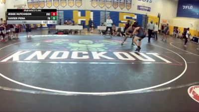 190 lbs Round 4 (8 Team) - Xavier Pena, Funky Monkey vs Jesse Hutchison, Osceola WC