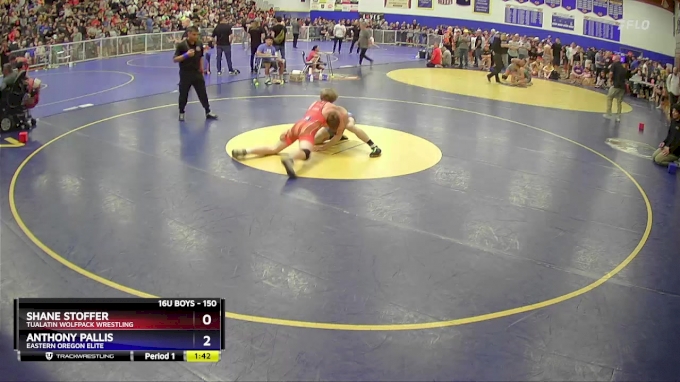 150 lbs Champ. Round 1 - Shane Stoffer, Tualatin Wolfpack Wrestling vs ...