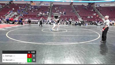 160 lbs Consy Rd I - Jake Zadroga, La Salle College vs Mason Bennett, West Scranton