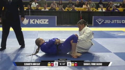 Sarah C. Firme Galvao vs Elisabeth Ann Clay 2026 Pan Jiu Jitsu IBJJF Championship