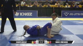 Sarah C. Firme Galvao vs Elisabeth Ann Clay 2026 Pan Jiu Jitsu IBJJF Championship
