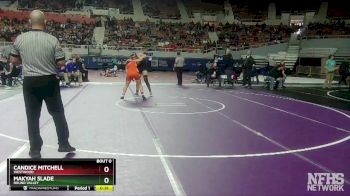 152 lbs Cons. Round 2 - Candice Mitchell, Westwood vs Makyah Slade, Round Valley