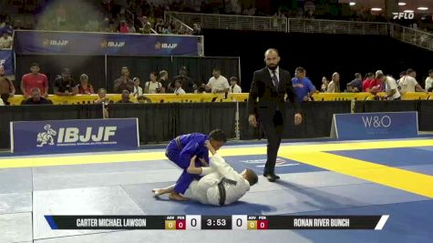 Ronan River Bunch vs Carter Michael Lawson 2026 Pan Kids Jiu-Jitsu IBJJF Championship