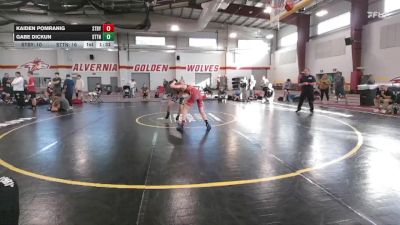 129 lbs Semis & Wb - Kaiden Pomranig, Steller Trained Bly vs Gabe Dickun, Steller Trained Thorn
