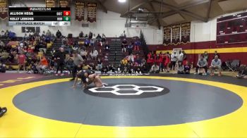 125 lbs 7th Place Match - Allison Hegg, Oakton HS vs Kelly Lemons, Hilliard Bradley