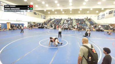 115 lbs 5th Place Match - Vilma Torres, Santa Ana Wrestling Club vs Regina Hernandez, SoCal Bears