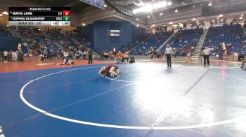 130 lbs Champ. Round 3 - Sophia Slaughter, Orange County vs Maiya Lang, Easton