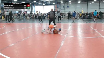 72 lbs Round 3 (12pm Friday) - Colin Lloyd, Team VA/USA vs Karson Waag, Oklahoma Elite