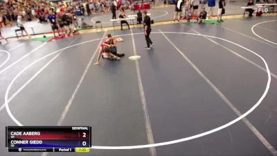 144 lbs Semifinal - Cade Aaberg, WI vs Conner Giedd, SD