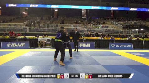 Benjamin Wood Guerrant vs Guilherme Richard Carvalho Pinhe 2025 Pan Jiu Jitsu IBJJF Championship