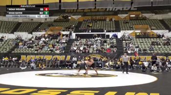 197 lbs Cons. Round 2 - Evan Bates, Missouri vs Noah Weaver, Purdue