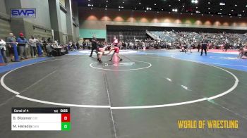 105 lbs Consi Of 4 - Bruin Bloomer, Eastern Oregon Elite vs Mateo Heredia, Daniel Cormier Wrestling Academy