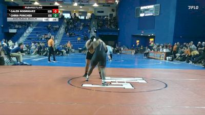 285 lbs 5th Place Match - Caleb Rodriguez, Bishop McCort vs Chris Funches, Grassfield