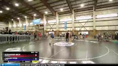 182 lbs Round 3 - Alexander Beck, Montana vs Carson Hyde, Idaho