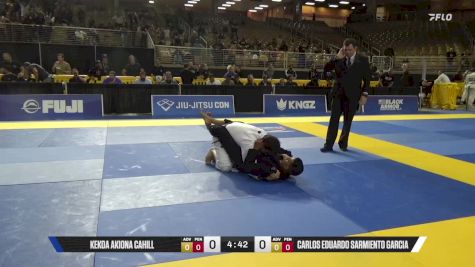 Carlos Eduardo Sarmiento Garcia vs Kekoa Akiona Cahill 2025 Pan Jiu Jitsu IBJJF Championship